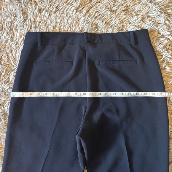 Banana Republic Logan Tie Waist Wide Leg Slack/Trouser/Pant. Dark navy, size 10 - Picture 11 of 13